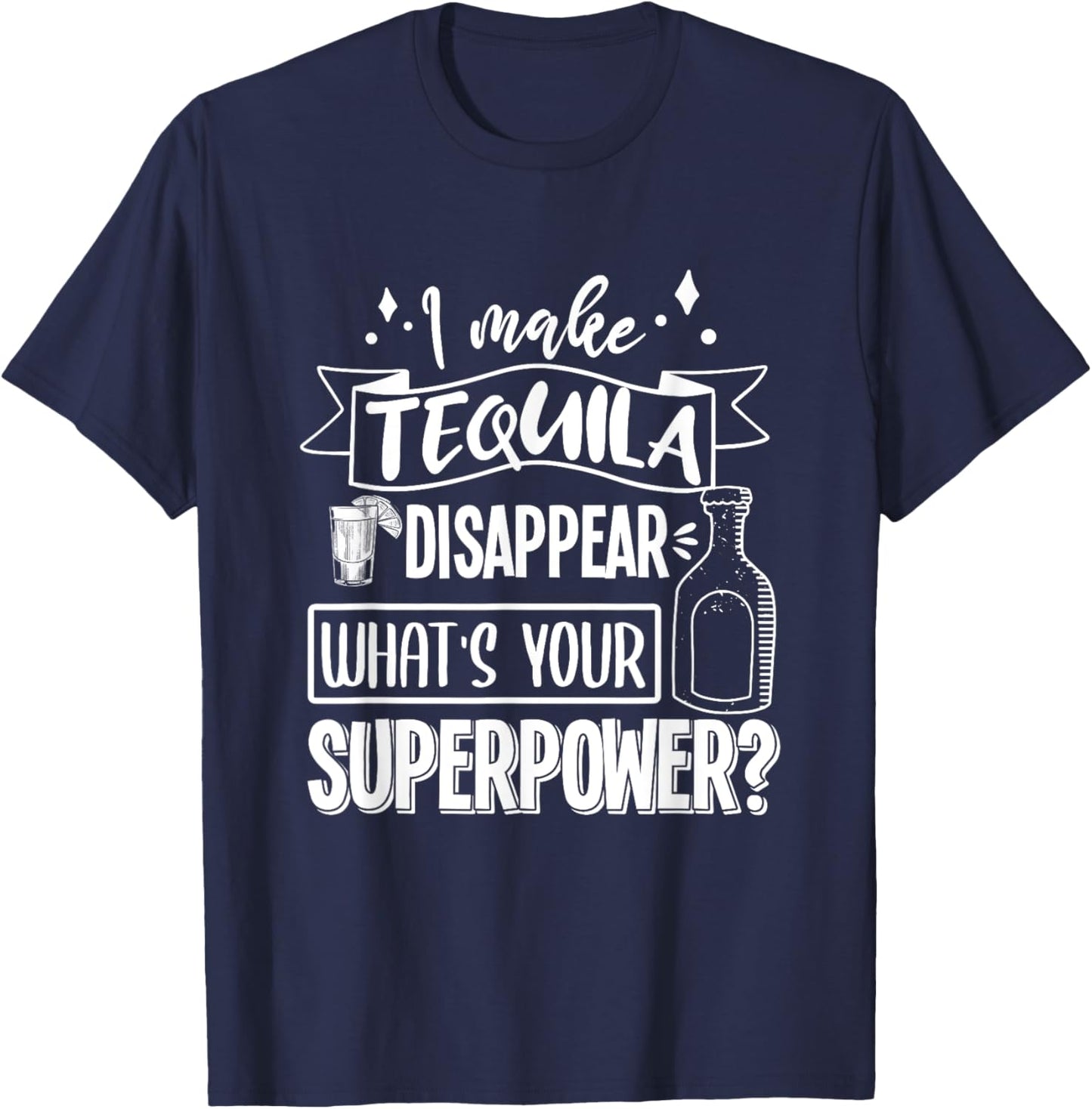 Mis Amigos Funny Salt Lime & Tacos Tequila T-Shirt - T-Shirt | Navy