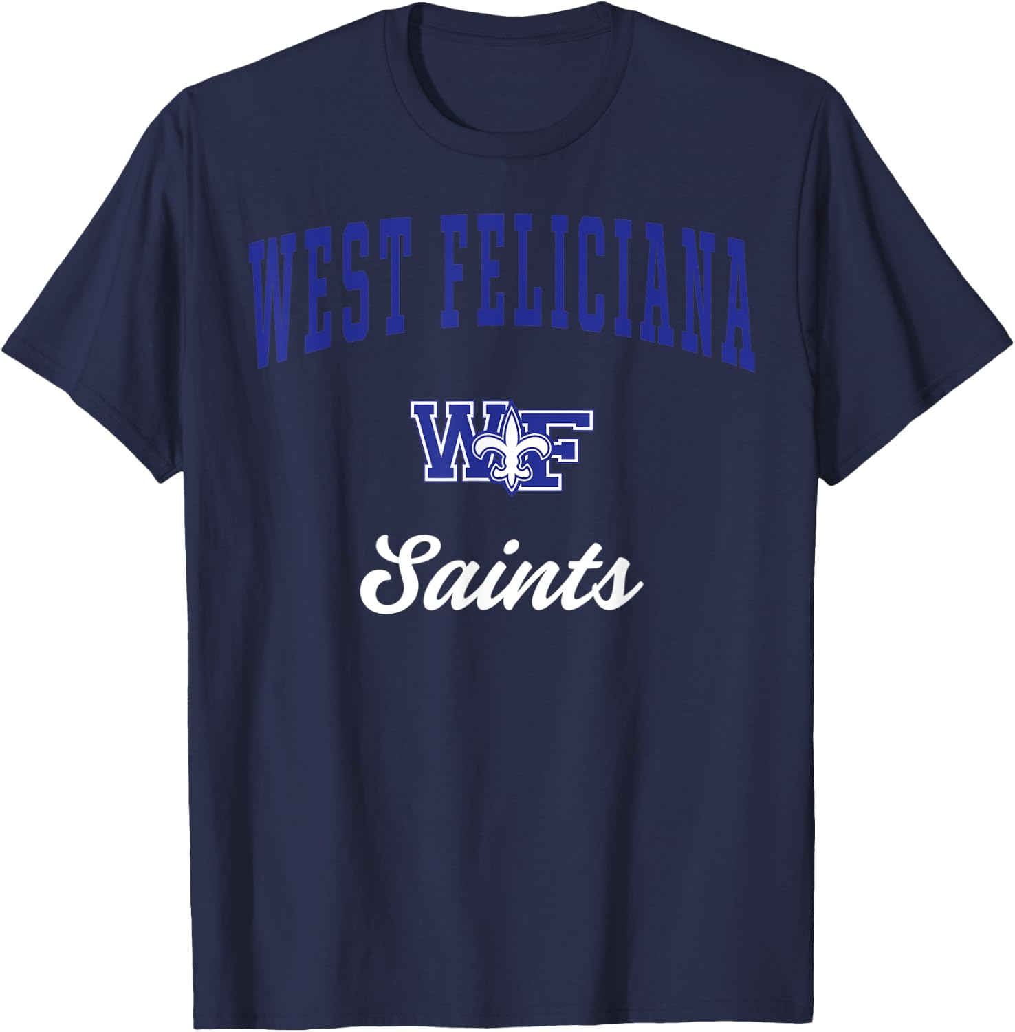 West Feliciana High School Saints C3 T-Shirt - T-Shirt | Navy