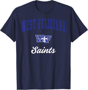 West Feliciana High School Saints C3 T-Shirt - T-Shirt | Navy