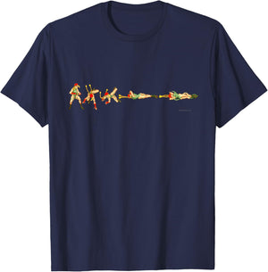 Super Street Fighter II X Cammy (Spiral Arrow) T-Shirt - T-Shirt | Navy