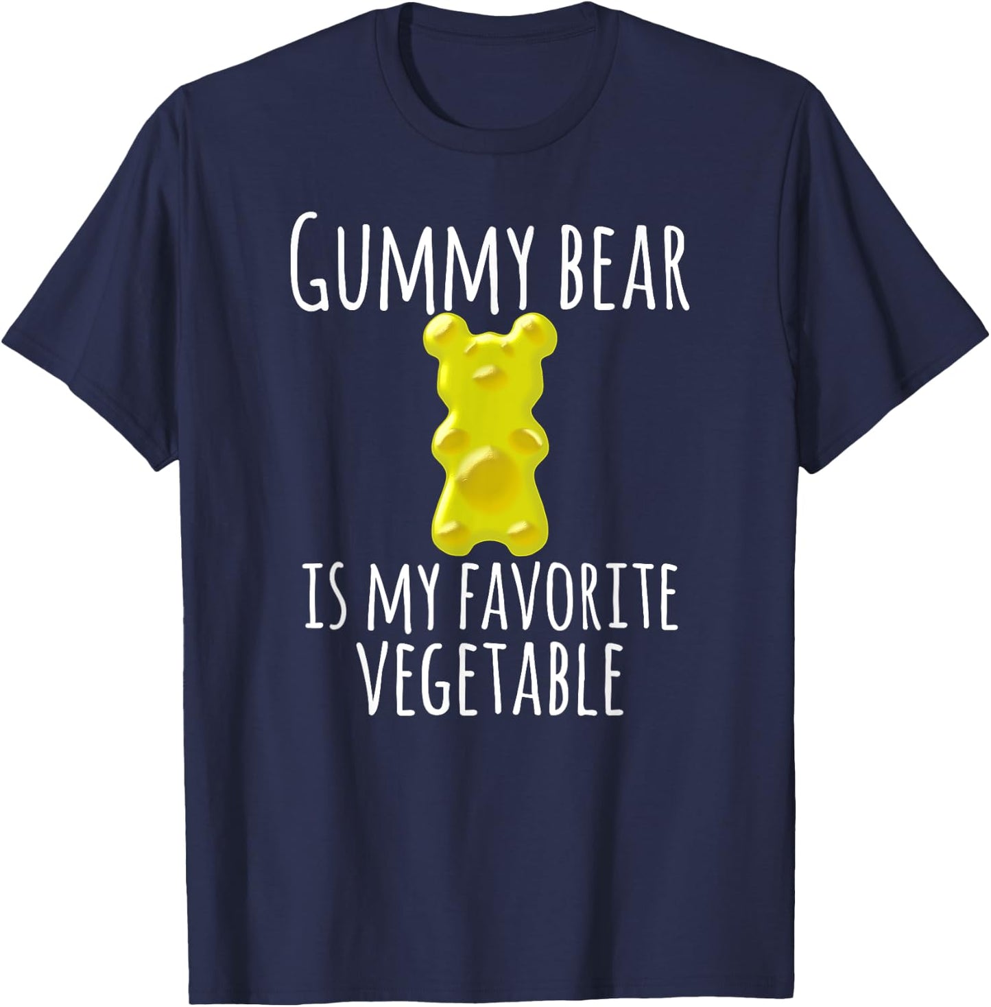 Love Gummy Bear Gift Adults And Kids -Kids Black Small Classic Fit Short Sleeve T-Shirt - T-Shirt | Navy