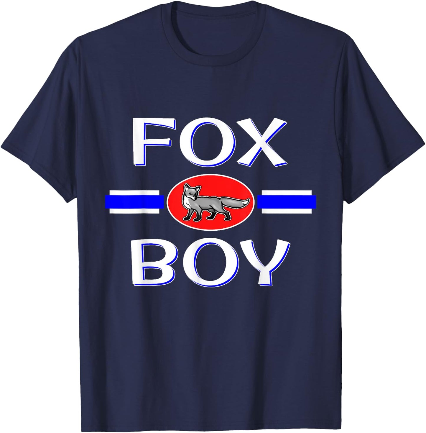 BDSM Fox Boy Gear, PetPlay Dom Sub Fetish, Cosplay Kink Gift T-Shirt - T-Shirt | Navy