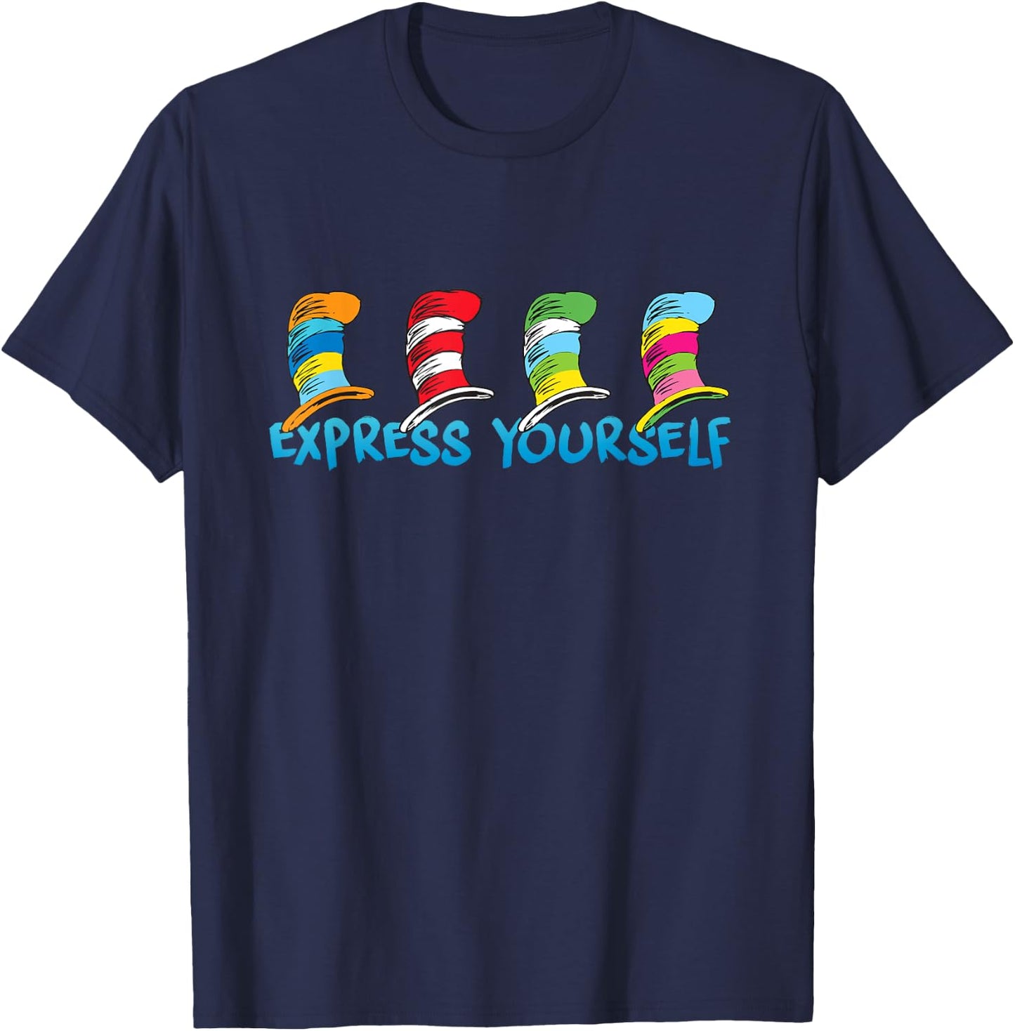 Dr. Seuss Express Yourself T-Shirt - T-Shirt | Navy