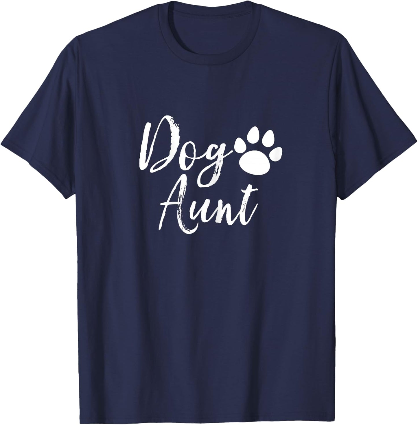 Dog Aunt Funny Auntie Shirts T-Shirt - T-Shirt | Navy