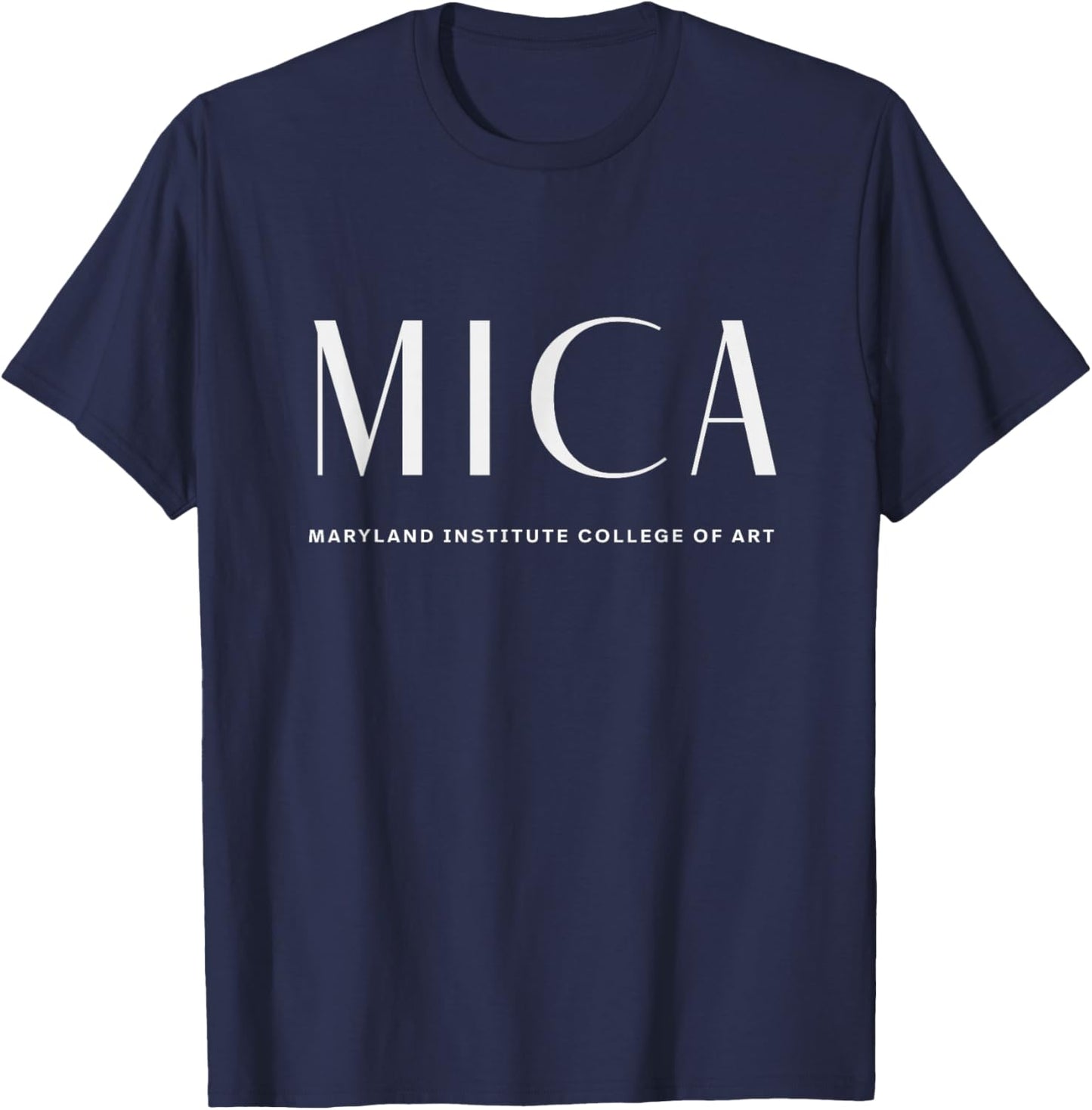 MICA Art Deco Style College T-Shirt - T-Shirt | Navy