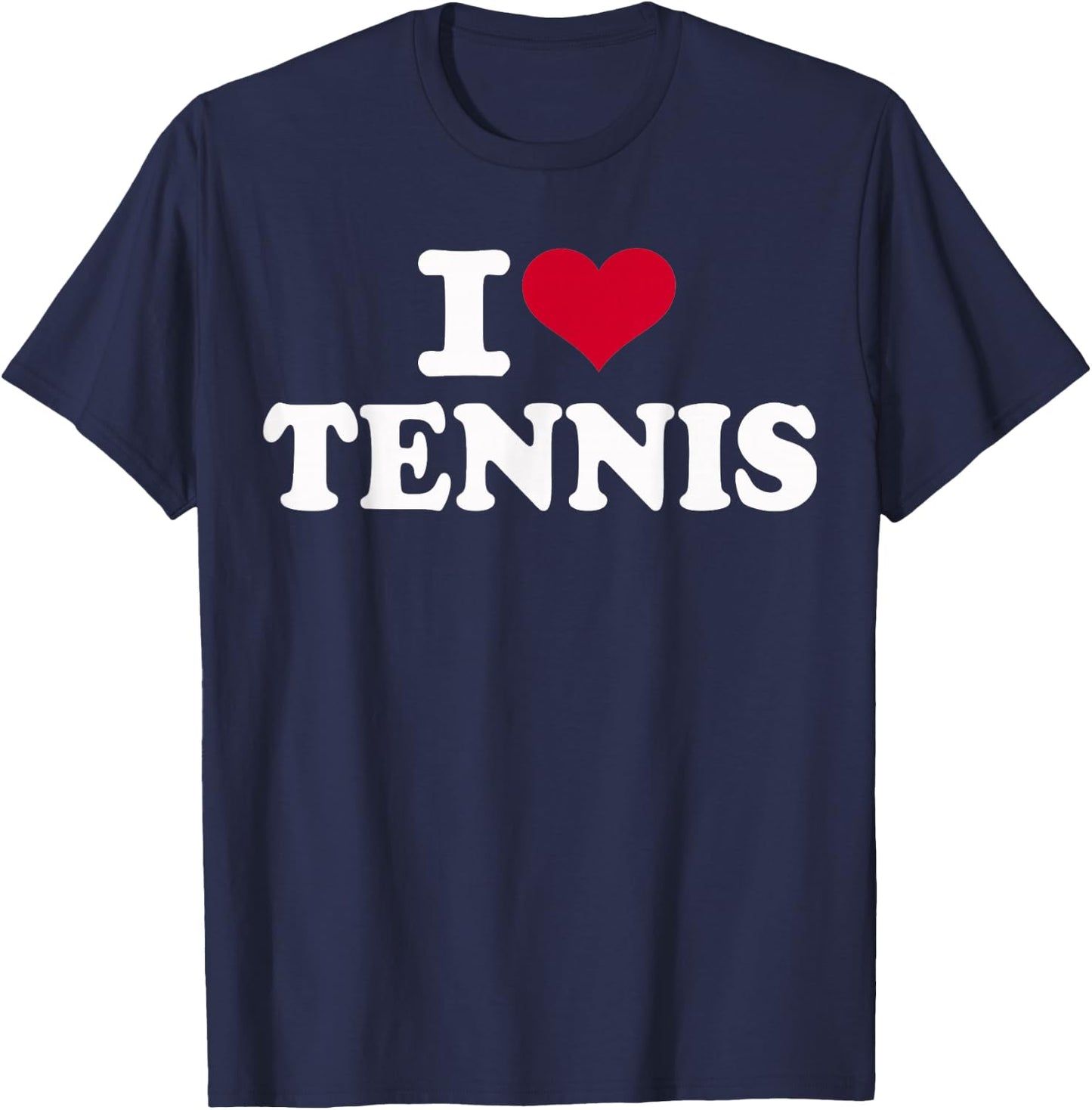 I Love Tennis T-Shirt - T-Shirt | Navy