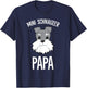 Miniature Schnauzer Dad Funny Mini Schnauzer Papa T-Shirt - T-Shirt | Navy