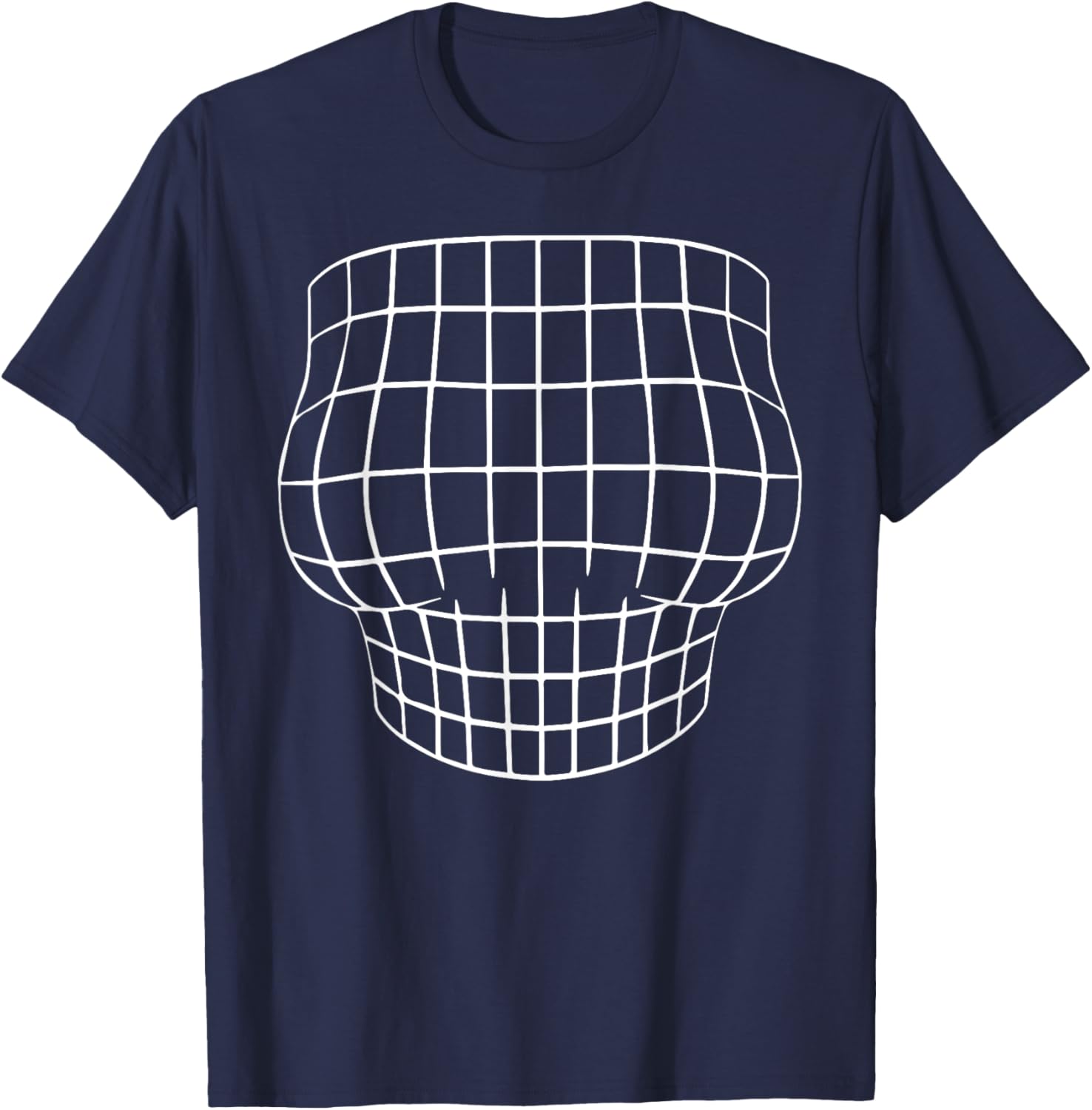 Boobs Optical Illusion Women's Boobs Optical Illusion T-Shirt - T-Shirt | Navy