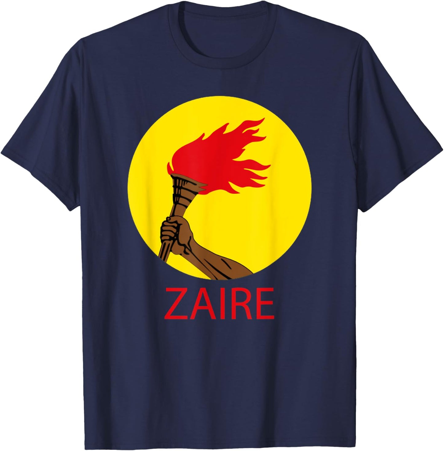 Zaire flag T-Shirt - T-Shirt | Navy