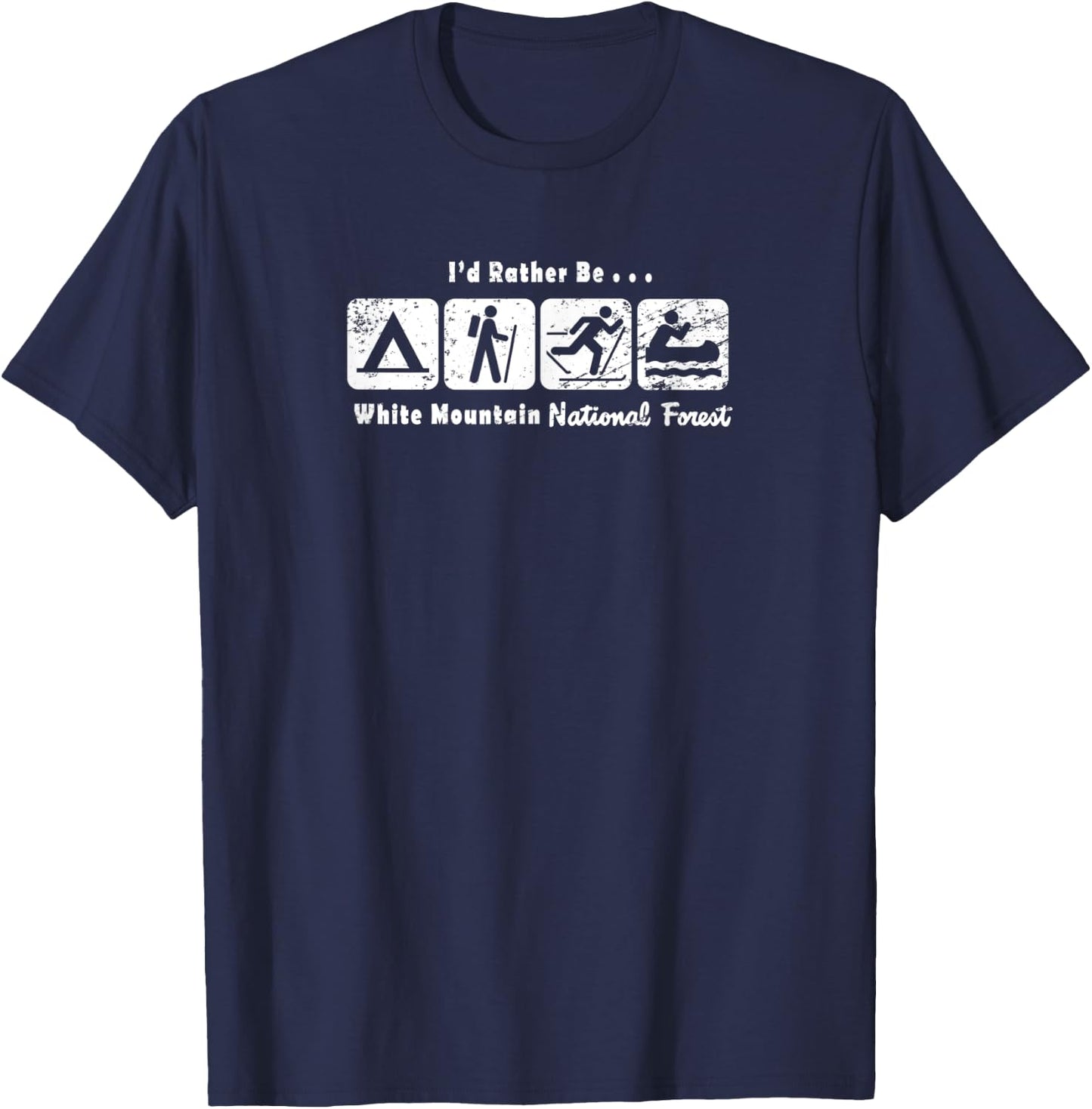 Rather Be White Mountain National Forest T-Shirt - T-Shirt | Navy