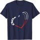 Chile Chilean Roots Chilean Pride Heart Chilean Flag T-Shirt - T-Shirt | Navy