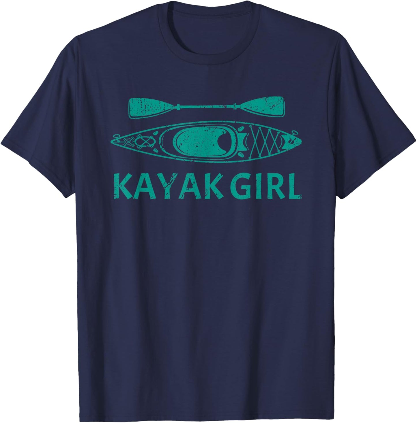 Kayak Girls Kayaking Canoe Kayaker Kayak Lover T-Shirt - T-Shirt | Navy