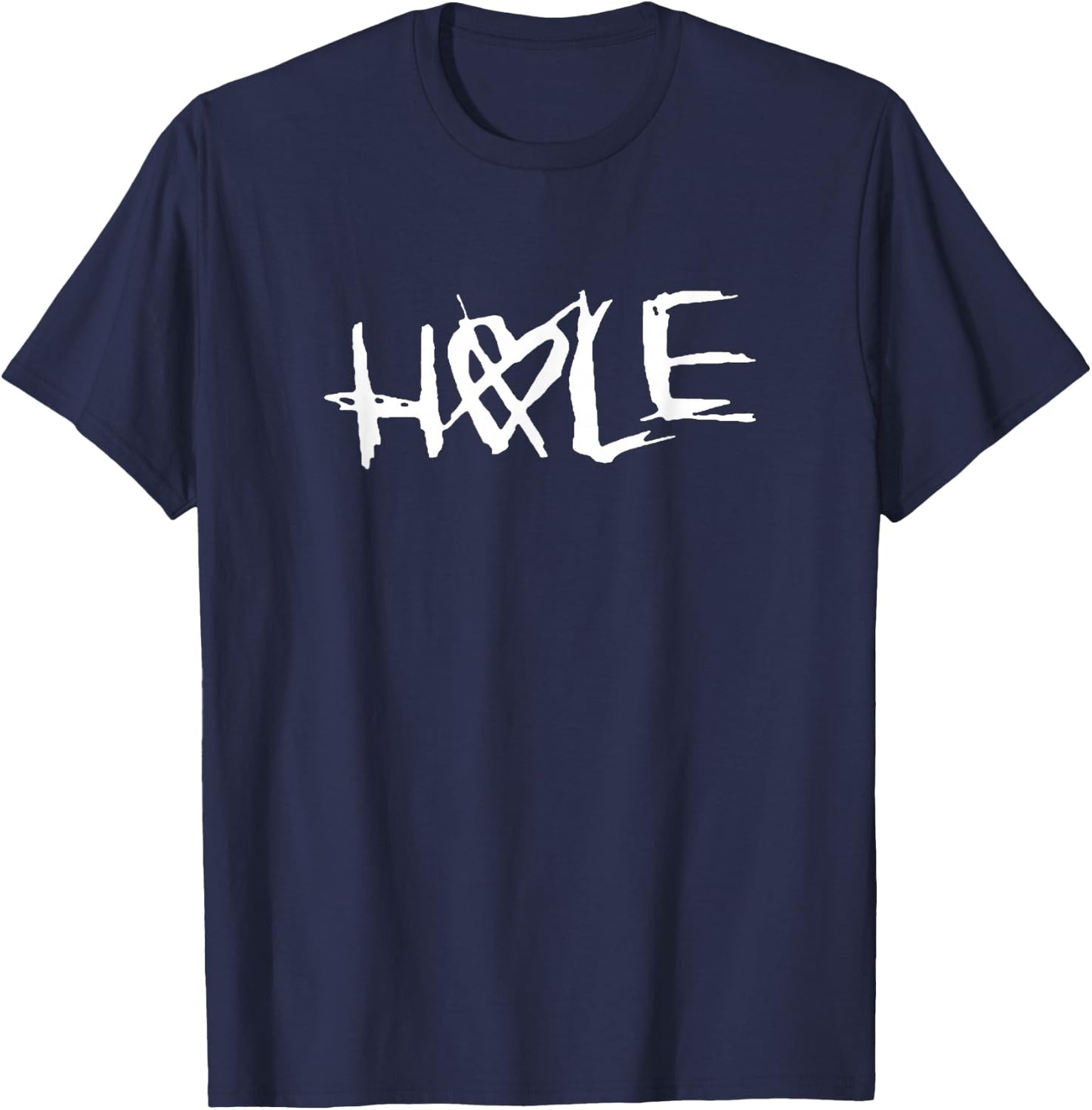 Hole - Heart Logo T-Shirt - T-Shirt | Navy