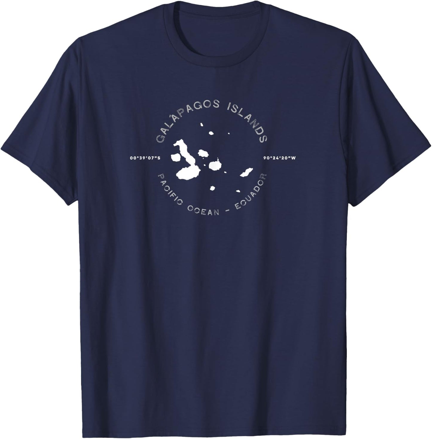 Galapagos Islands Ecuador Graphic T-Shirt - T-Shirt | Navy