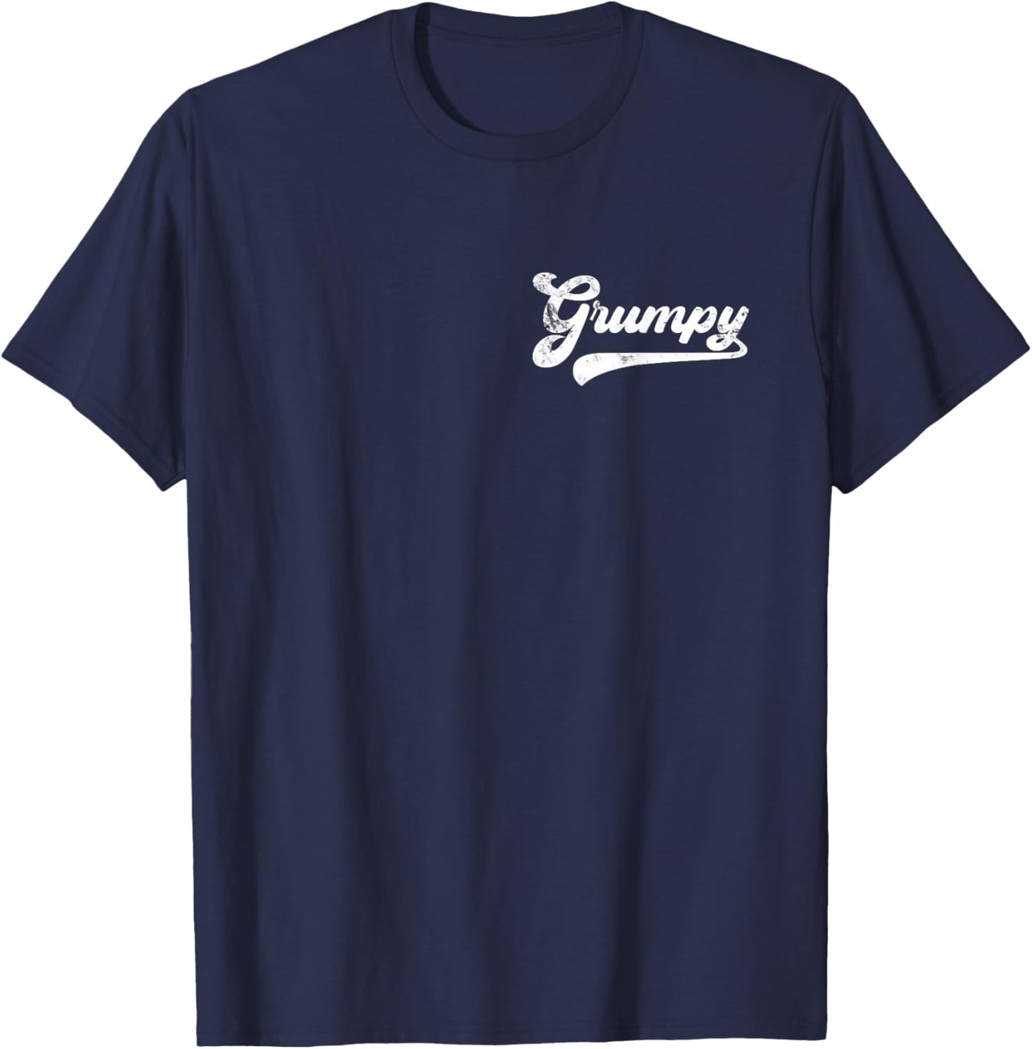 Grumpy Vintage Retro Father's Day for Grumpy Grandpa T-Shirt - T-Shirt | Navy