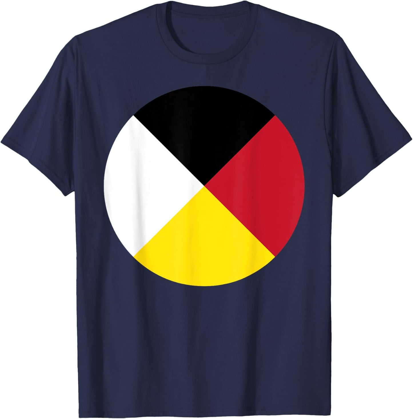 Medicine Wheel : Sacred Hoop T-Shirt - T-Shirt | Navy