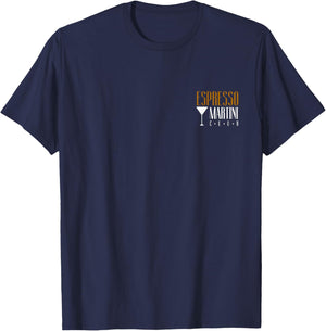 Espresso Martini Club | Coffee Cocktail Cafe Coffee Bar Team T-Shirt - T-Shirt | Navy