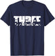 Kids 3 Year Old Shirt 3rd Birthday Tractor Farmer Boys Girls Kid T-Shirt - T-Shirt | Navy