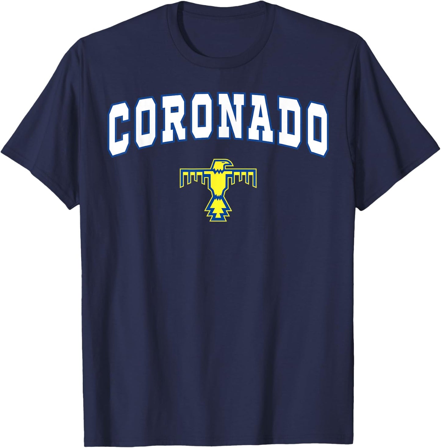 Coronado High School Thunderbirds C2 T-Shirt - T-Shirt | Navy