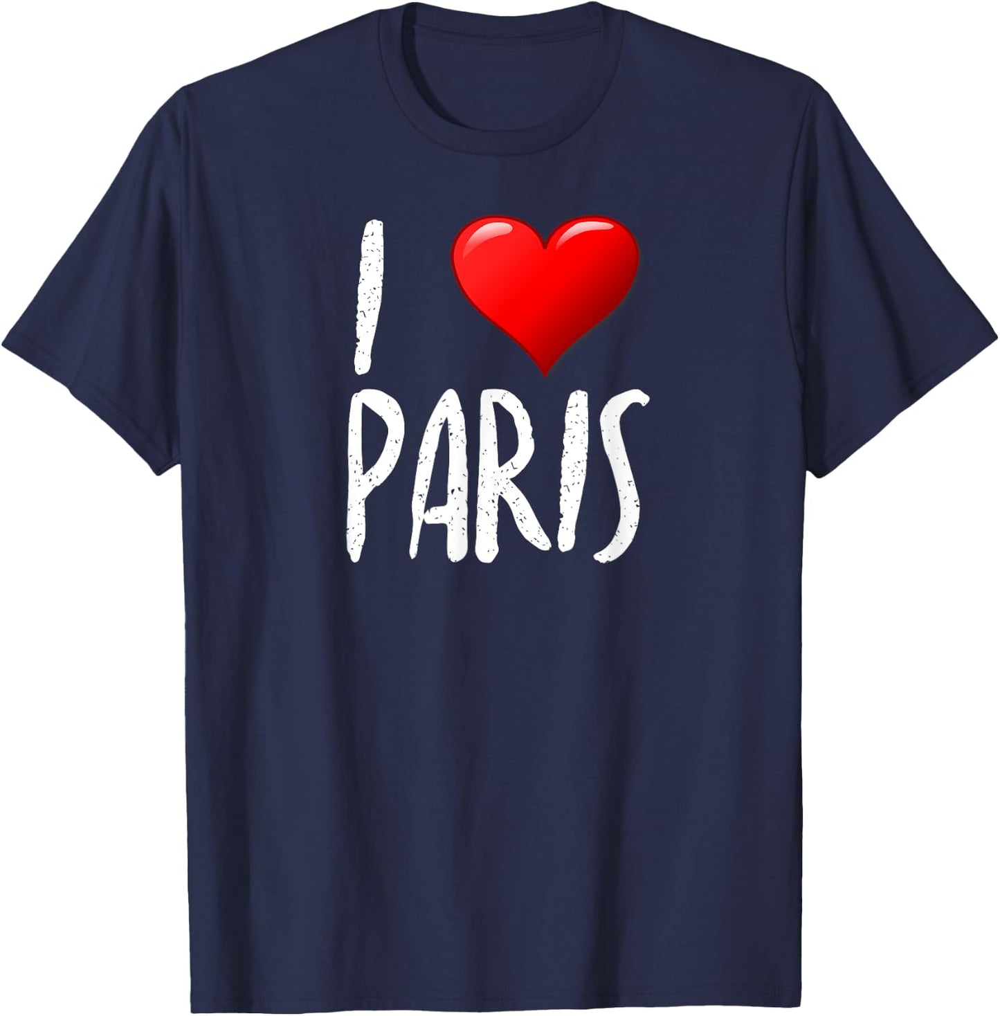 I Love Paris - - Traveler - Souvenir T-Shirt - T-Shirt | Navy