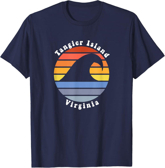 Tangier Island Virginia VA Beach Vacation Souvenir T-Shirt - T-Shirt | Navy