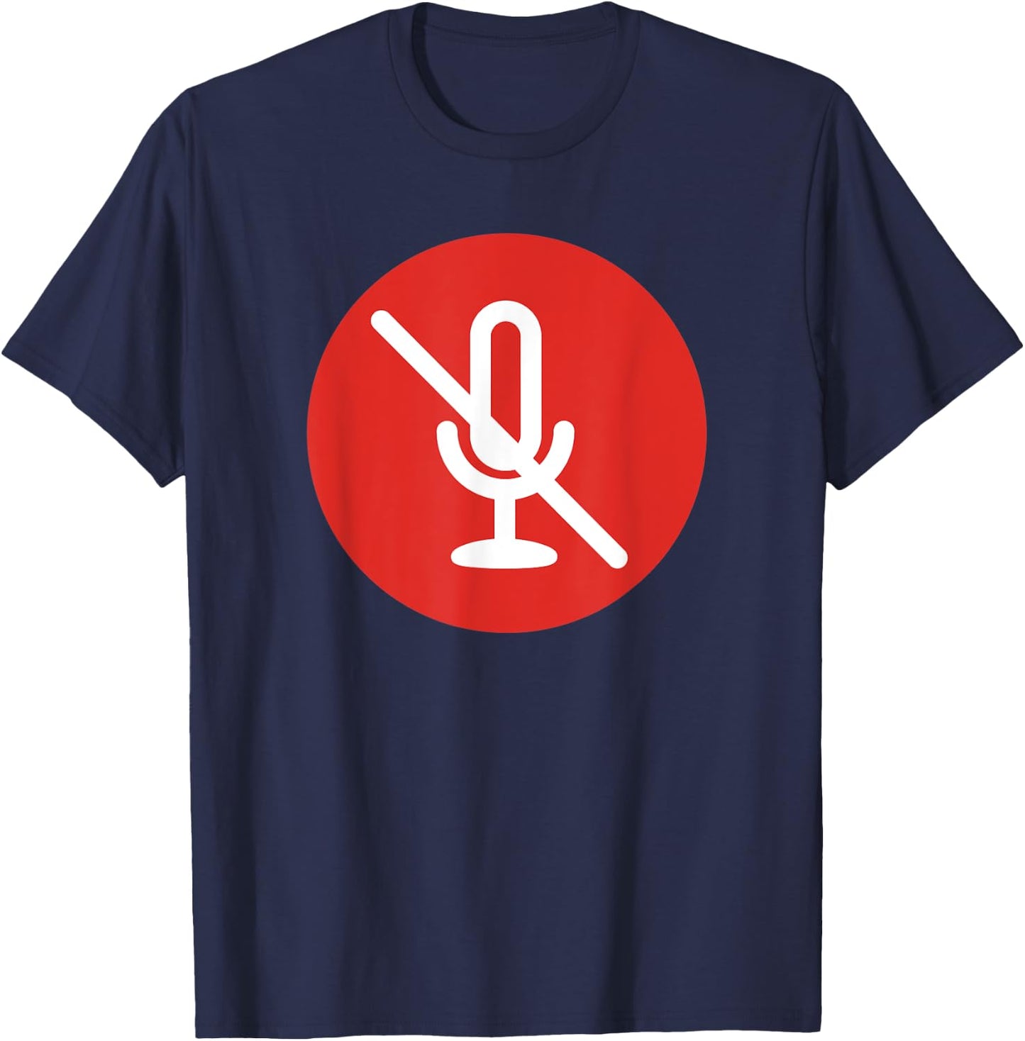 Mute Your Mic Funny Virtual Teacher Online Classroom Men Women T-Shirt - T-Shirt | Navy