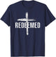 REDEEMED x Christian shirt 4 Men T-Shirt - T-Shirt | Navy