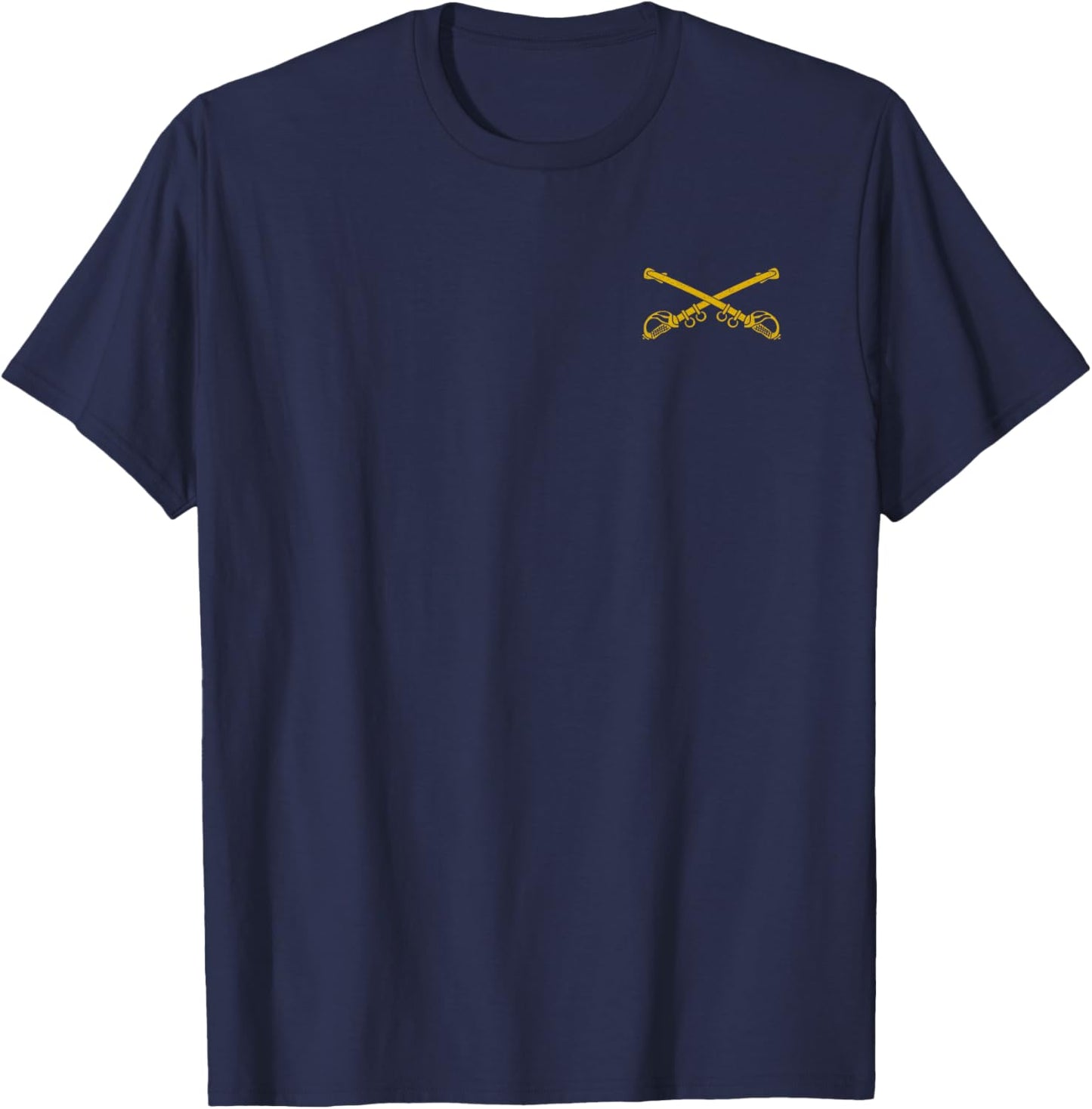 U.s. Calvary United States Cross Swords Symbol Insignia T-Shirt - T-Shirt | Navy