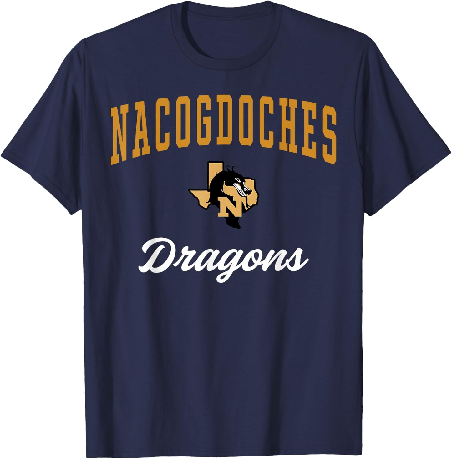 Nacogdoches High School Dragons C3 T-Shirt - T-Shirt | Navy