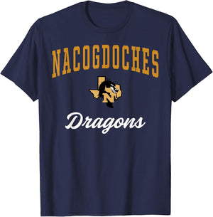 Nacogdoches High School Dragons C3 T-Shirt - T-Shirt | Navy