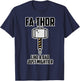 Father's Day Gift Dad - Fa-Thor Like a Dad just Mightier T-Shirt - T-Shirt | Navy