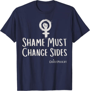 Shame Must Change Side T-Shirt - T-Shirt | Navy