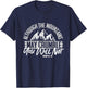 Isaiah 54:10 Jesus Gift Although The Mountains May Crumble T-Shirt - T-Shirt | Navy