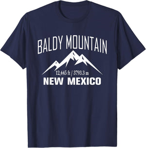 BALDY MOUNTAIN NEW MEXICO Climbing Summit Club Outdoor Gift T-Shirt - T-Shirt | Navy