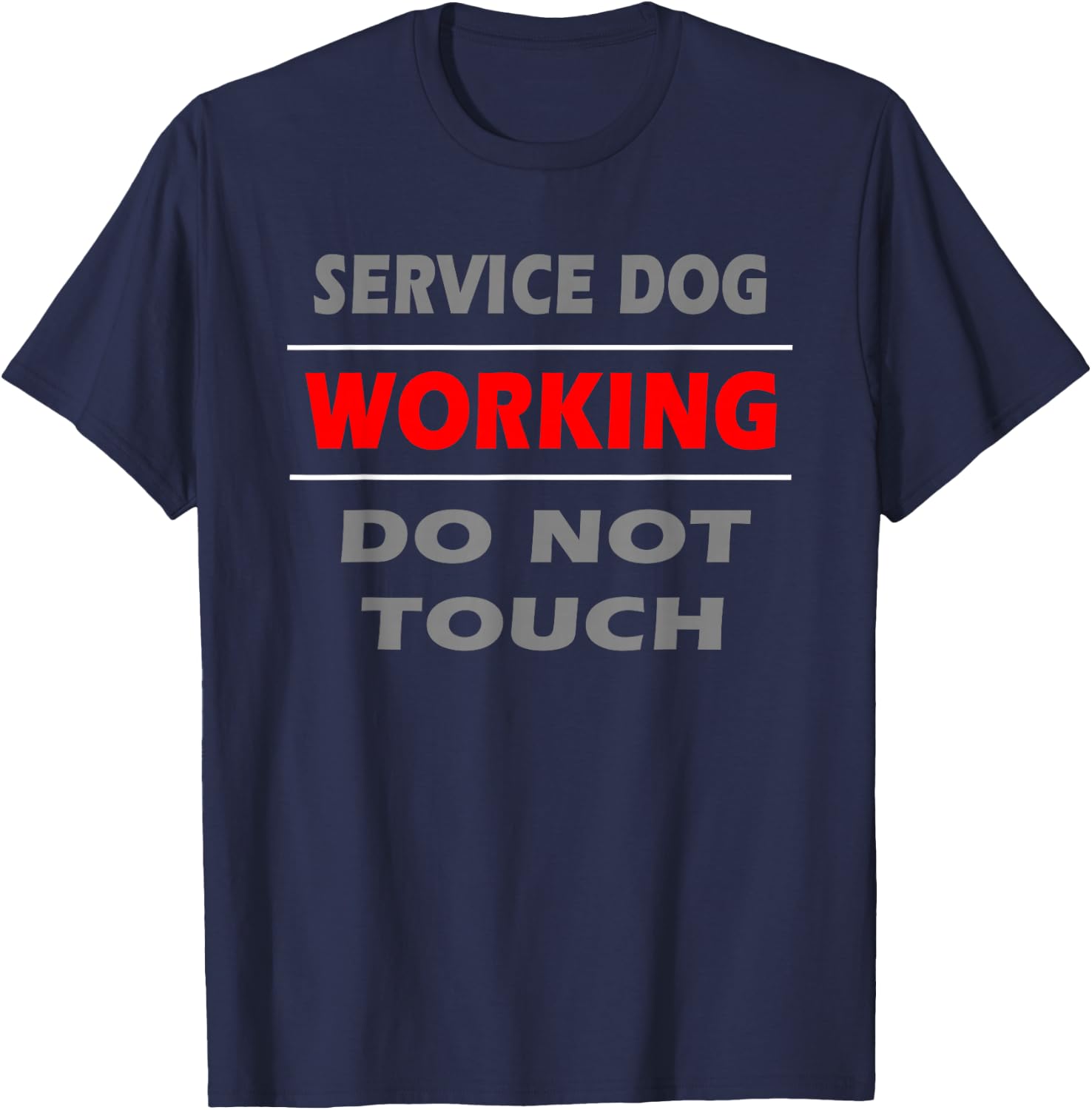 Service Dog Trainers T Shirt Dog Handler Gift T-Shirt - T-Shirt | Navy