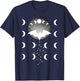 Mystical Bat Full Moon Magic Night Vampire Sorceress Gift T-Shirt - T-Shirt | Navy