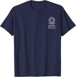 Brazil Police Policia Civil T-Shirt - T-Shirt | Navy