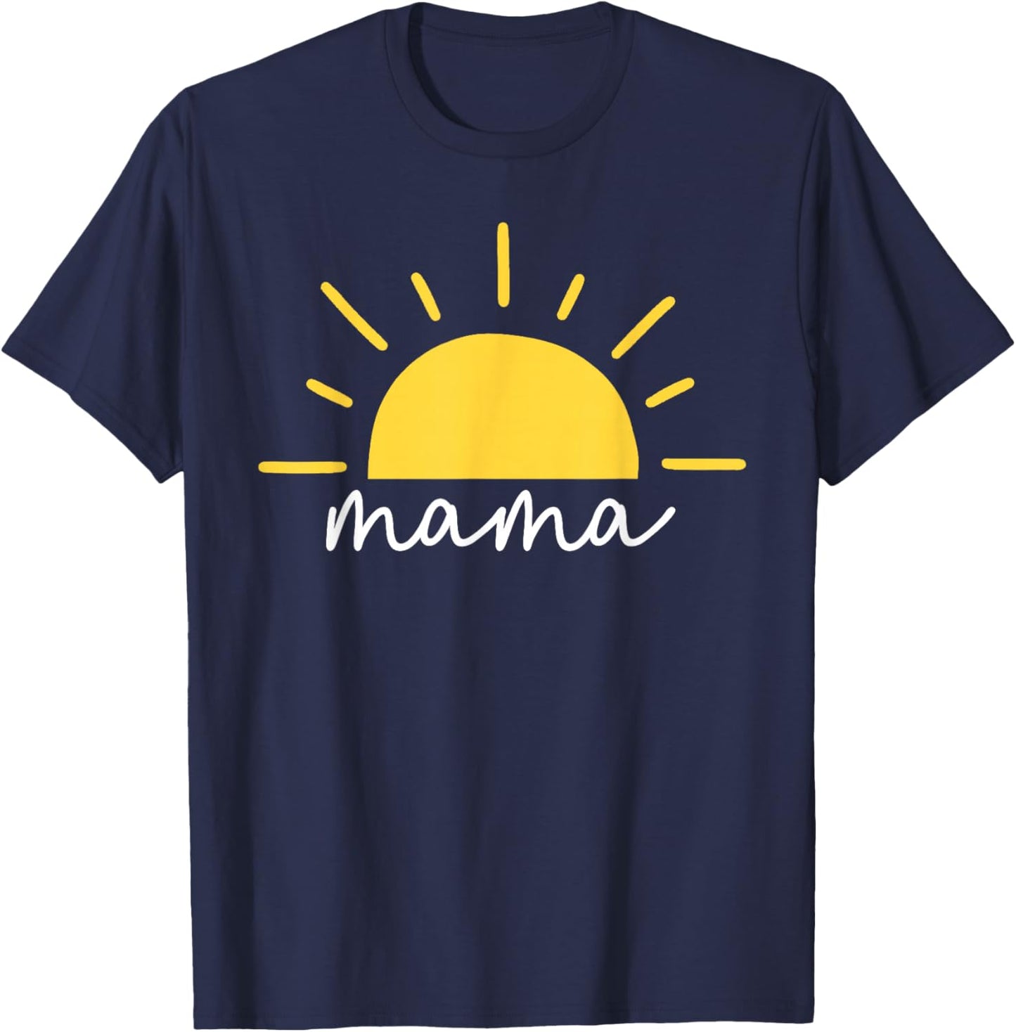 Mama of the 1st Birthday First Trip Around the Sun Party T-Shirt - T-Shirt | Navy