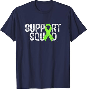 Support Squad Non Hodgkins Lymphoma Awareness T-Shirt - T-Shirt | Navy
