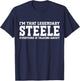 Steele Personal Name First Name Funny Steele T-Shirt - T-Shirt | Navy