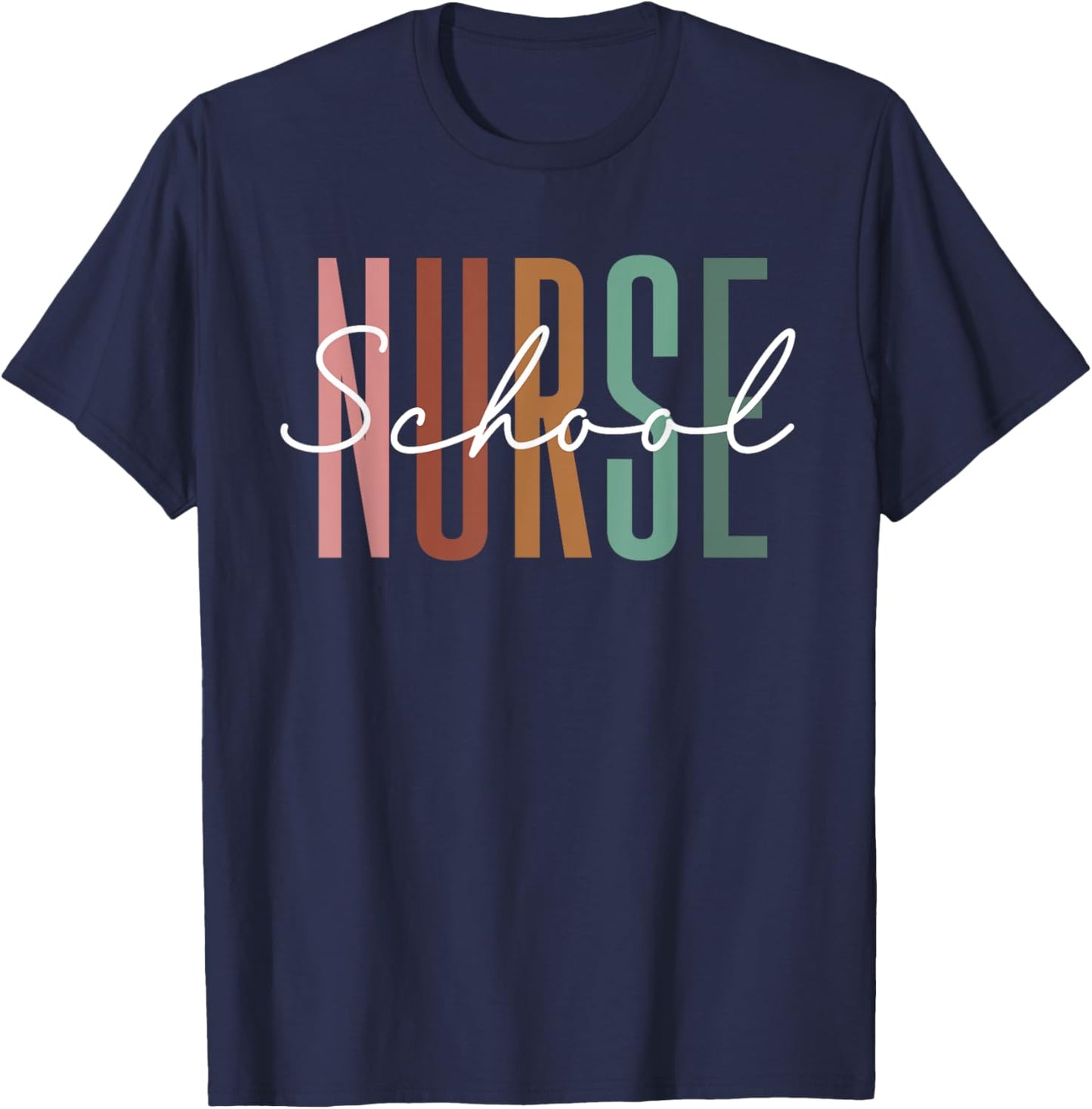 School Nurse Appreciation Nursing Nurse Day & Nurse Week T-Shirt - T-Shirt | Navy