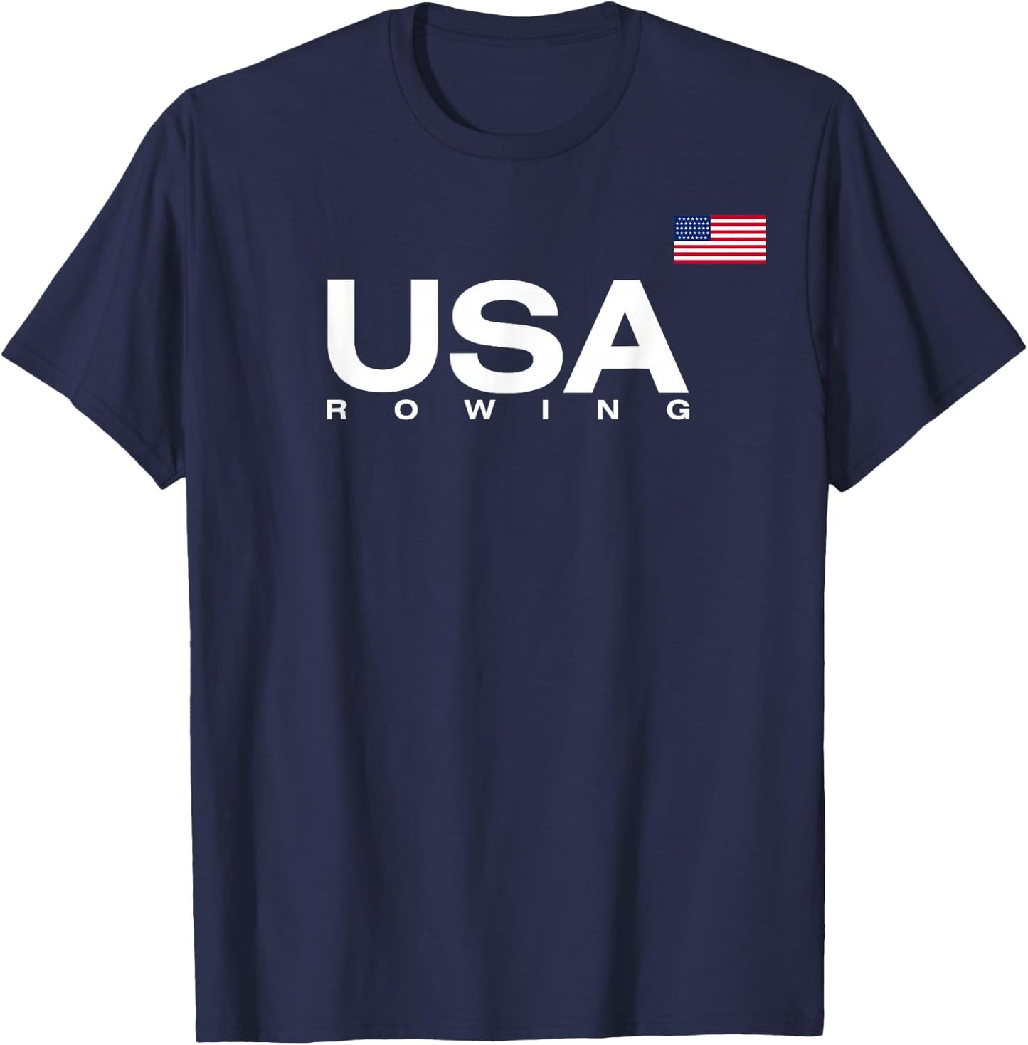 USA Rowing Flag T-Shirt - T-Shirt | Navy