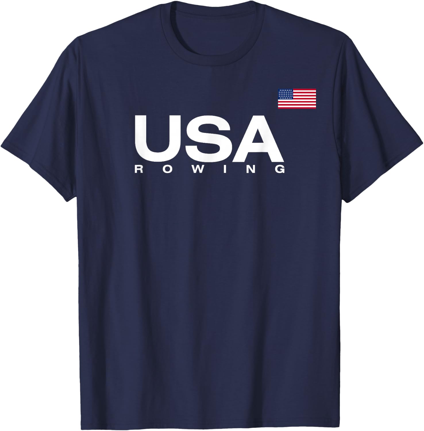 USA Rowing Flag T-Shirt - T-Shirt | Navy