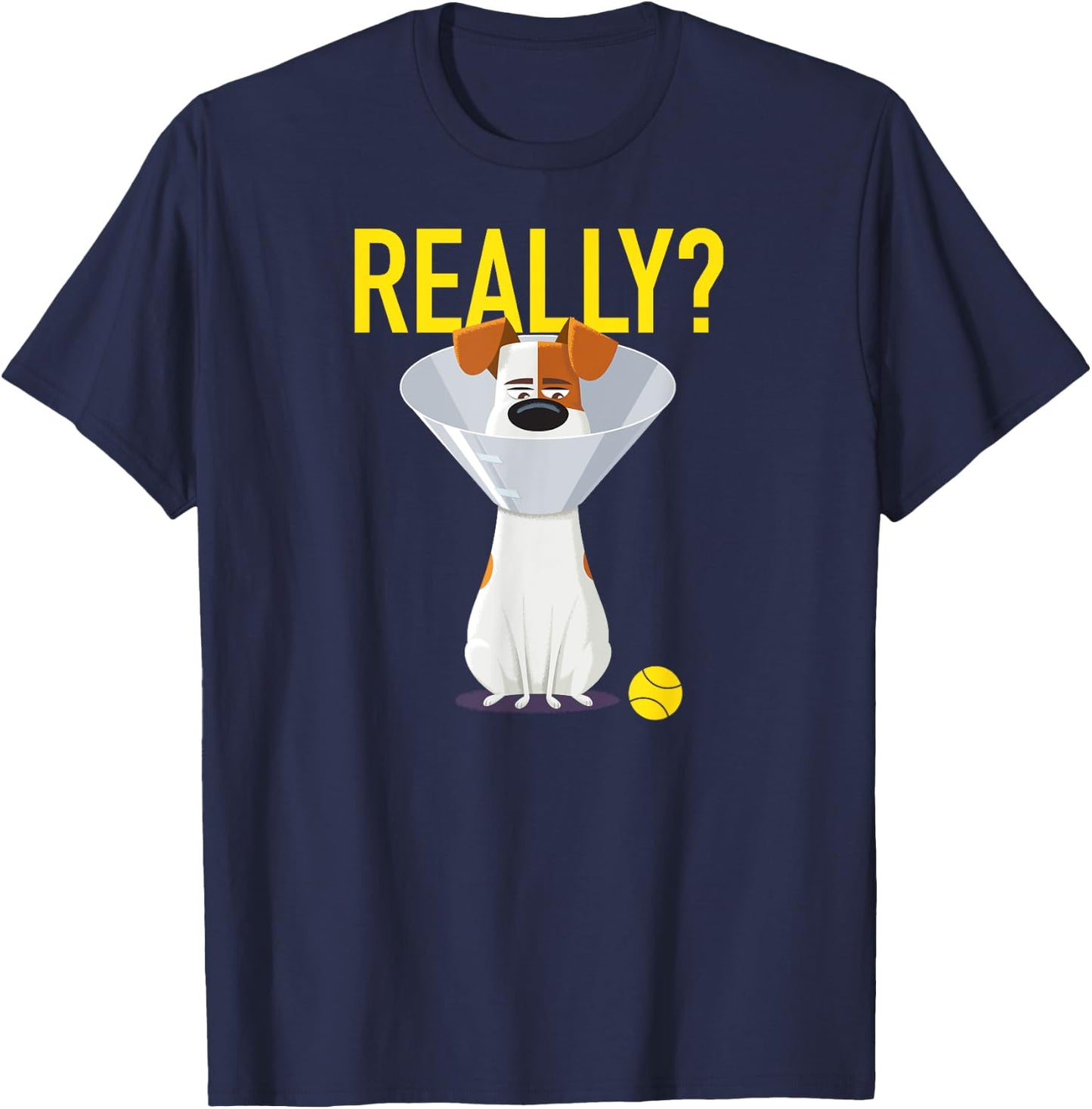 The Secret Life of Pets 2 Max Really Now? T-Shirt - T-Shirt | Navy