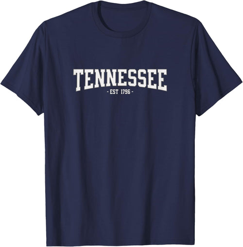 Classic TN Orange Print Retro Varsity Vintage Tennessee
