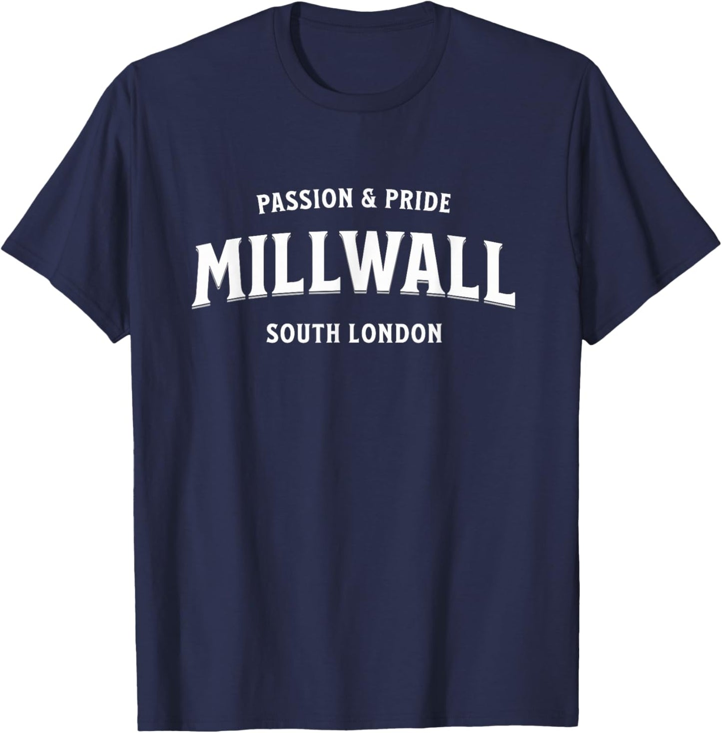Millwall London England Bermondsey Herren Damen Kinder Jungen Mädchen T-Shirt - T-Shirt | Navy