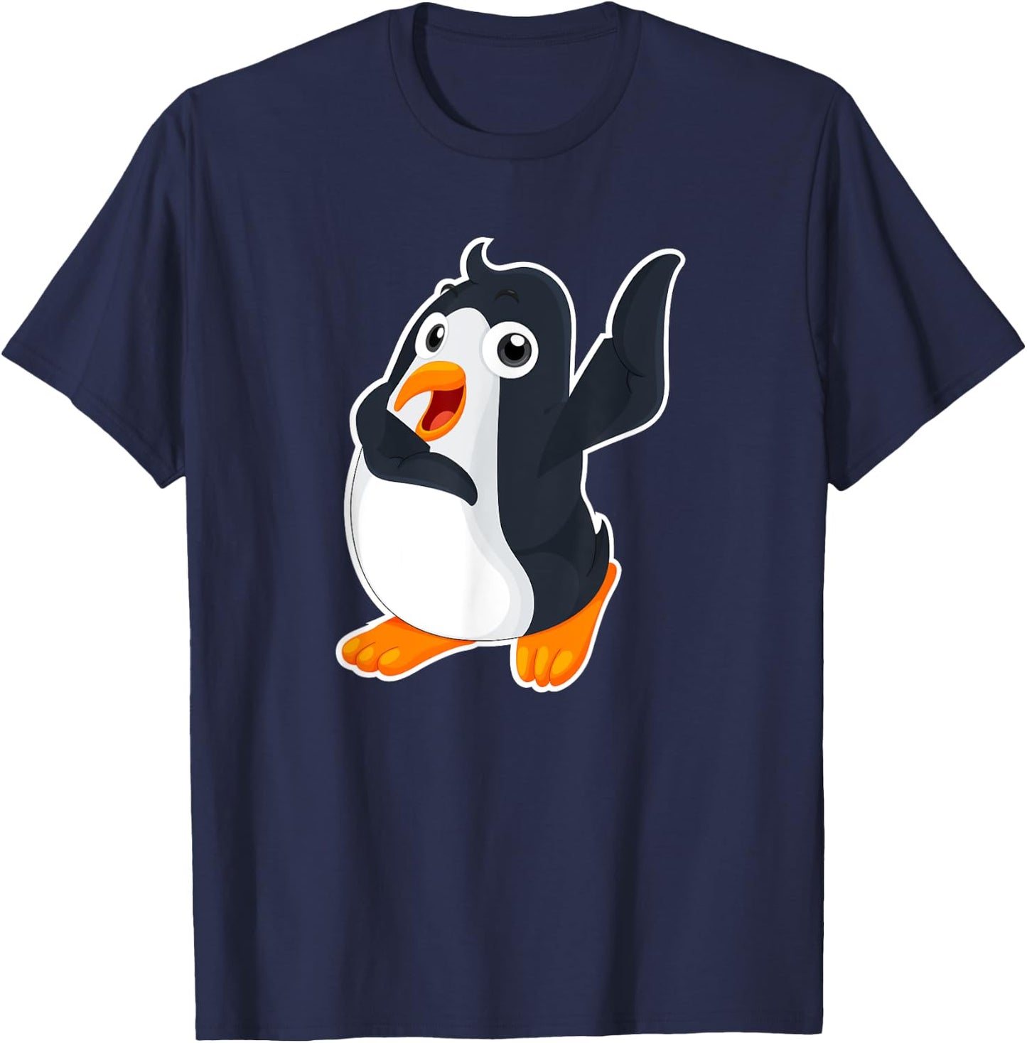 Penguin Dab Dance Bird Funny T-Shirt - T-Shirt | Navy