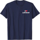 I Love Latinas Print T-Shirt - T-Shirt | Navy