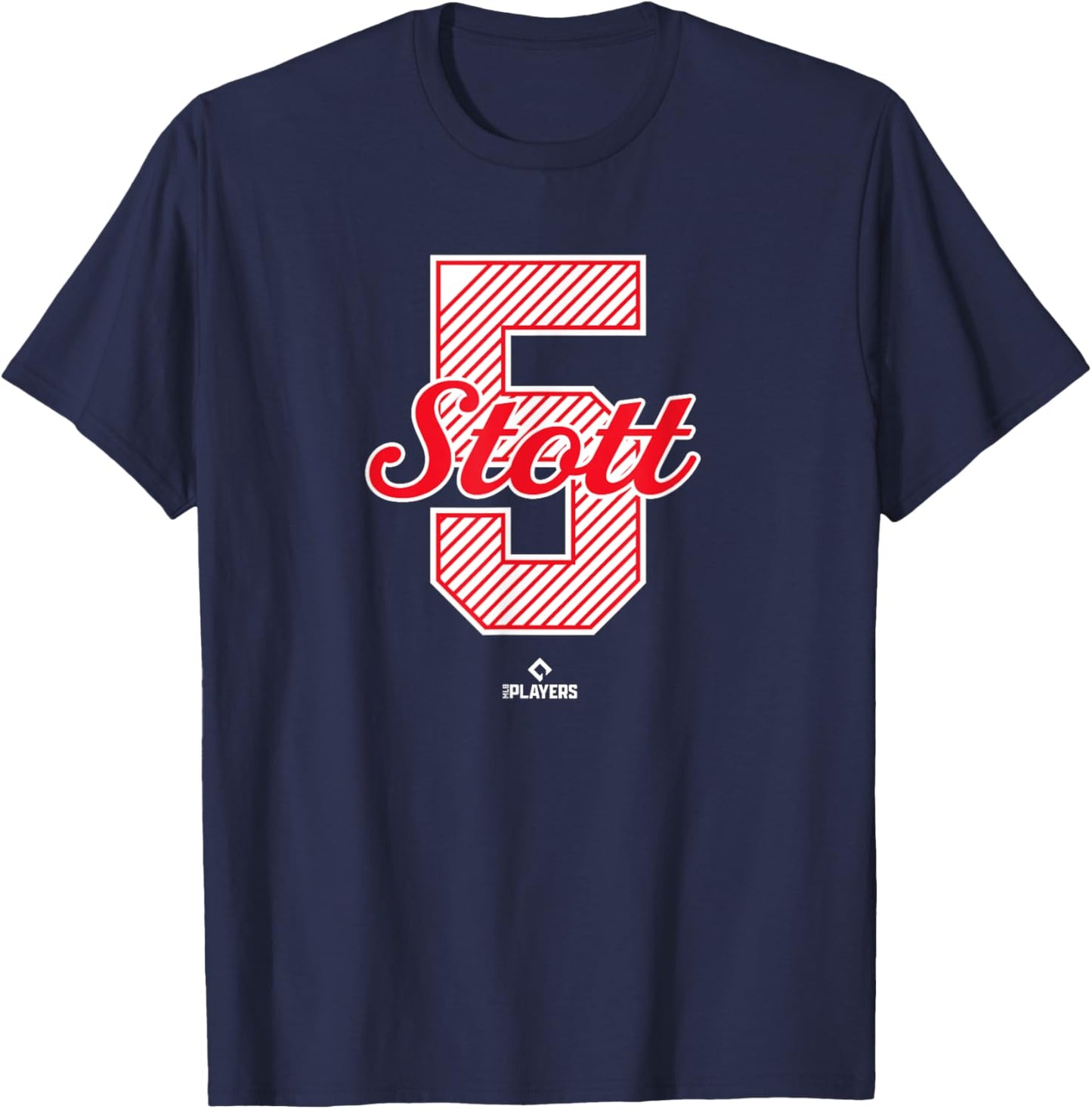 Bryson Stott 5 Philadelphia MLBPA T-Shirt - T-Shirt | Navy