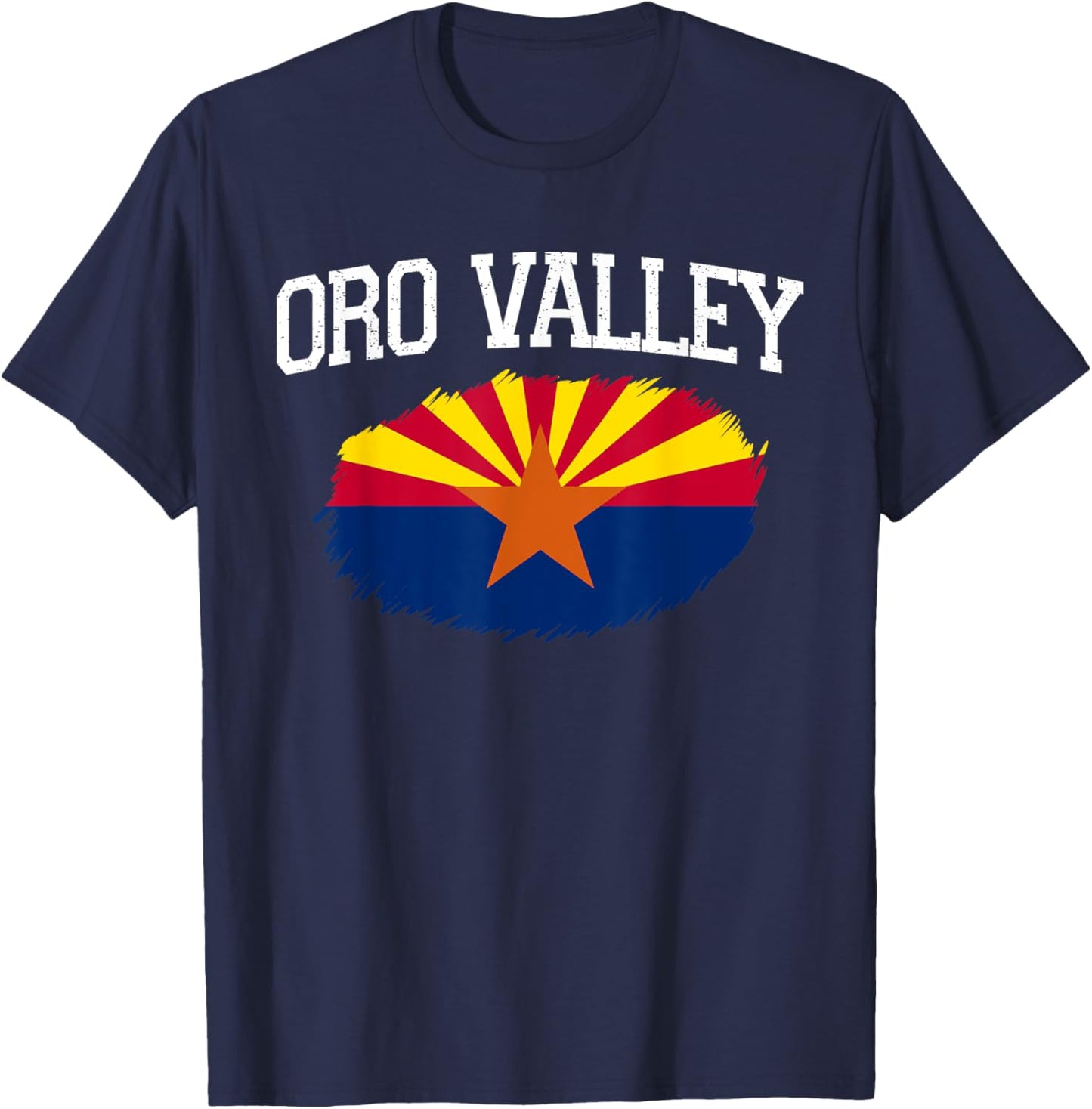 ORO VALLEY AZ ARIZONA Flag Vintage USA Sports Men Women T-Shirt - T-Shirt | Navy